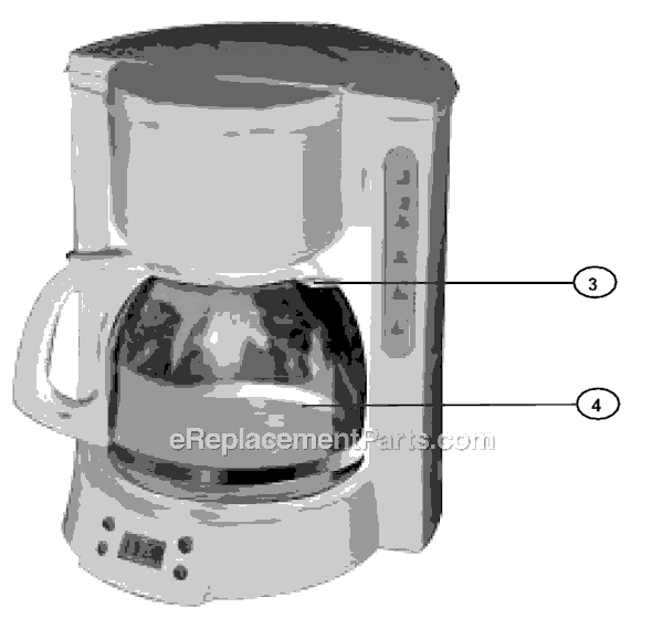 Page A Diagram and Parts List for SVX20  Mr Coffee Coffee Maker
